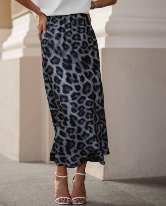 35 спідниця міді сатинова