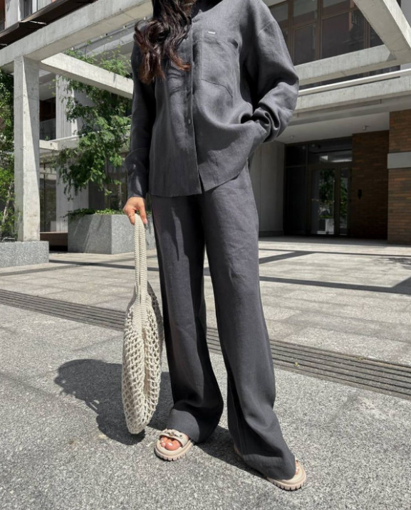 34/1 костюм лляний зі штанами