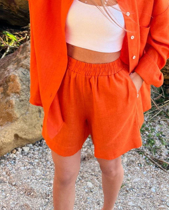 Шорти льняні Sale