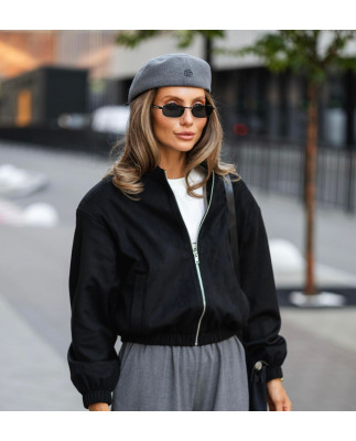 88 Бомбер з замши