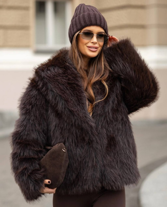 98 Шуба з екохутра