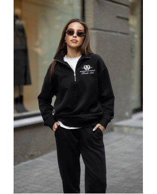 60 Спортивний костюм з короткою молнією з вишивкою