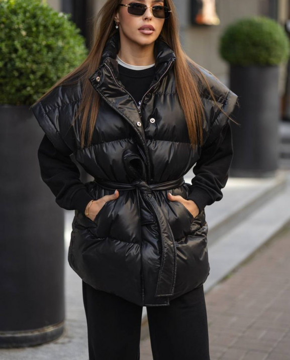 62 Жилет водовідштовхуючий подовженний з поясом