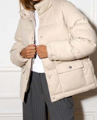 18/1 куртка пухова кашемірова на кнопках