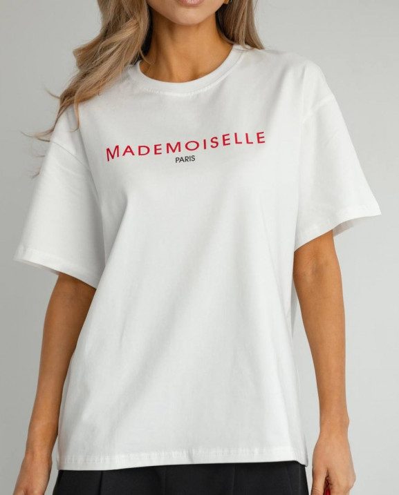 29 футболка молочна Mademoiselle Paris