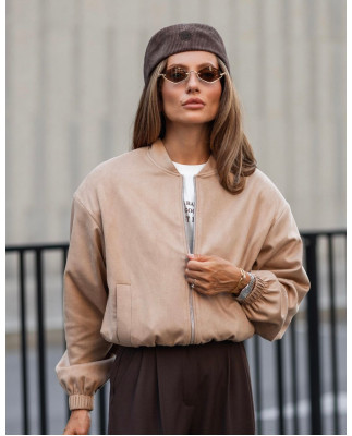 88 Бомбер з замши