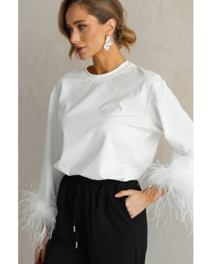 70 Лонгслів з пір’ям