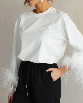 70 Лонгслів з пір’ям