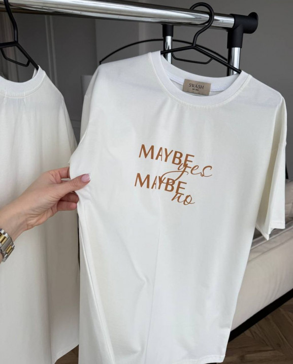 29 футболка молочна maybe yes