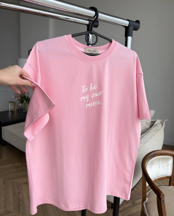 29 футболка рожева to be my owr muse