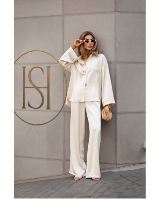 37 костюм шовковий зі штанами