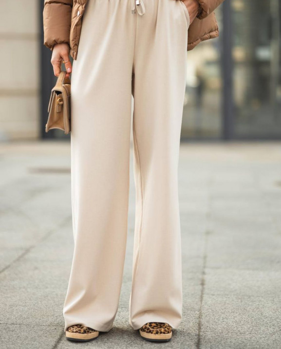 72 брюки палацо з шнурком