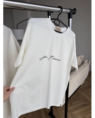 29 футболка молочна je taime