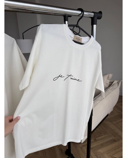 29 футболка молочна je taime