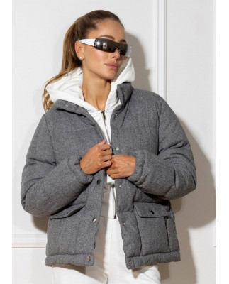 18/1 куртка пухова Кашемірова на кнопках