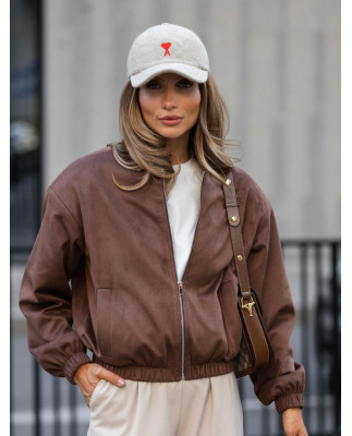 88 Бомбер з замши