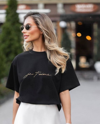 29 футболка чорна je taime