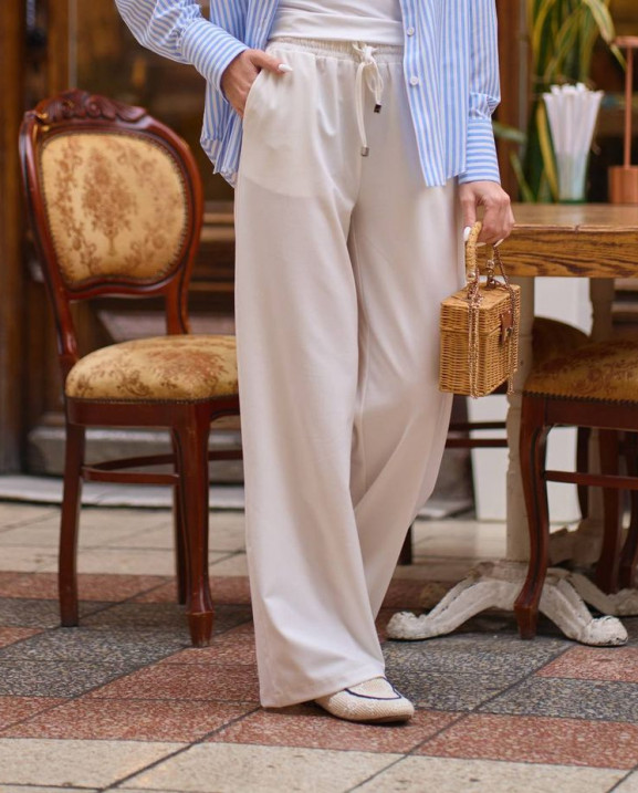 77 Брюки льон-віскоза