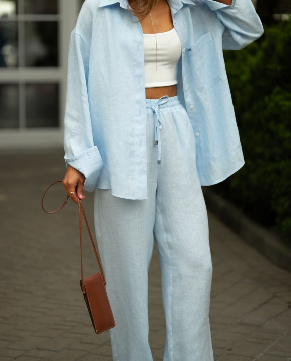 34/1 костюм лляний зі штанами