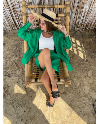 34 костюм льняний із шортами