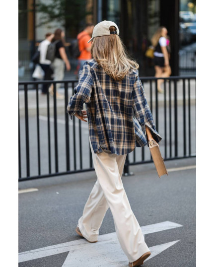 15 сорочка в клітинку з фланелі на ґудзиках