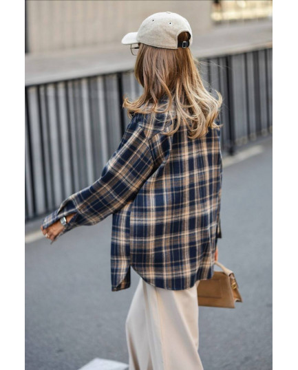 15 сорочка в клітинку з фланелі на ґудзиках