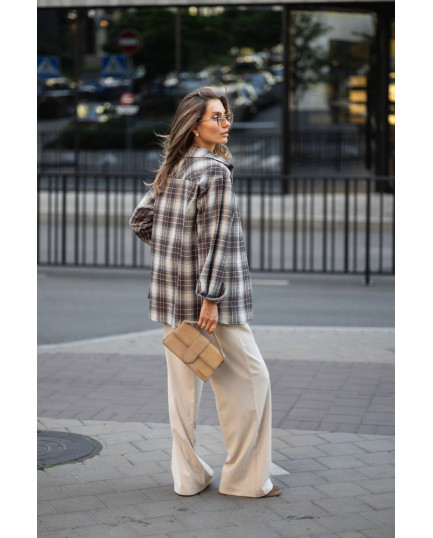 15 сорочка в клітинку з фланелі на ґудзиках