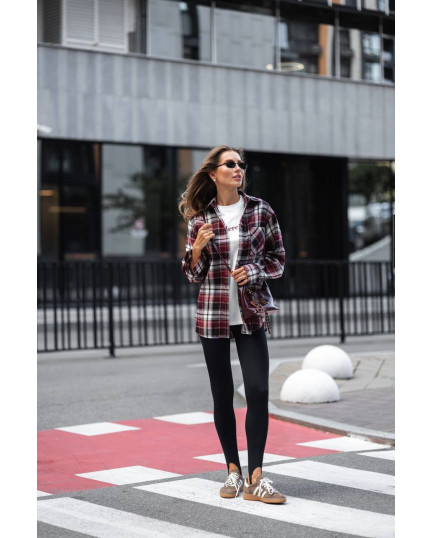 15 сорочка в клітинку з фланелі на ґудзиках