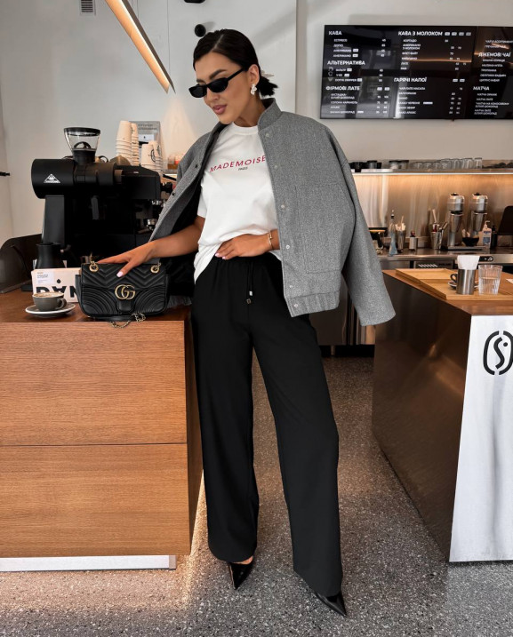 72 брюки палацо з шнурком